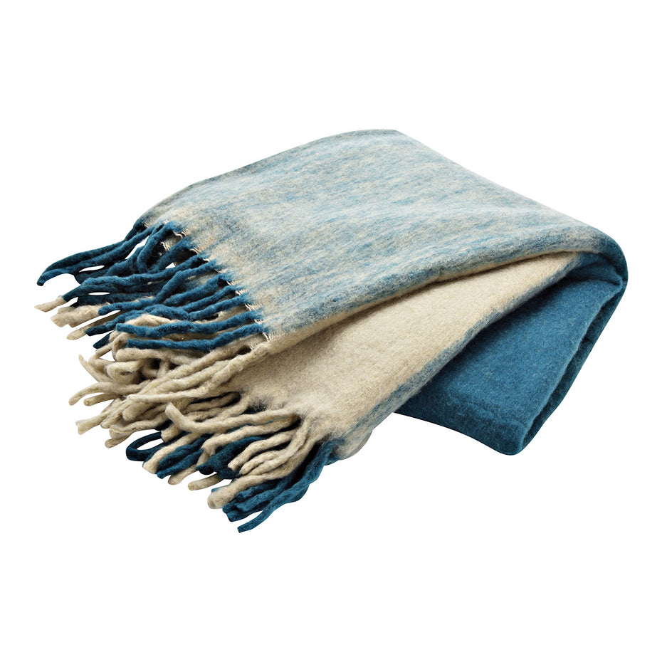 Quilted bedspread made of textile, blue (W/H/D) 130x170x1cm