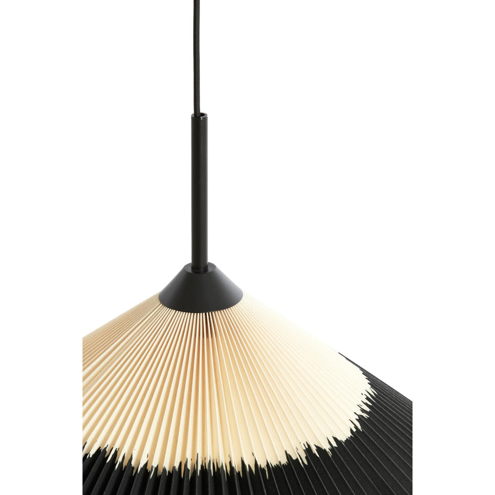 Hängelampe Plissiert - Natur - Ø60cm