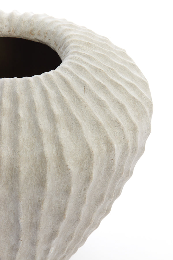 Vaas Kaktus - Beige - Ø32cm