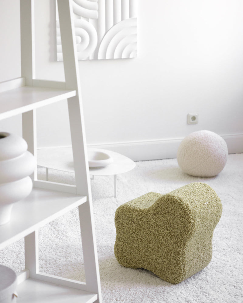 Matcha-Wolken-Pouffe
