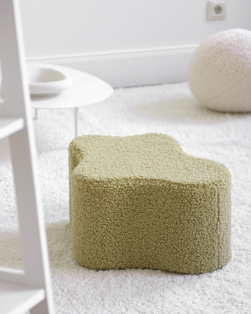 Matcha-Wolken-Pouffe