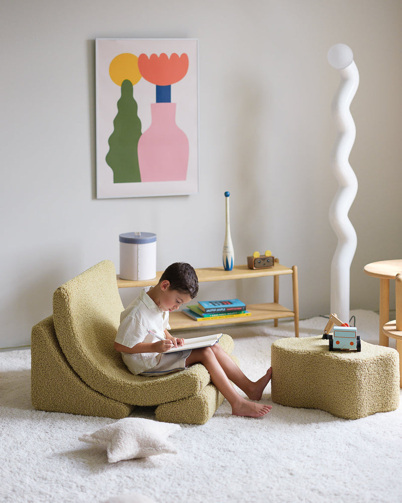 Matcha-Wolken-Pouffe