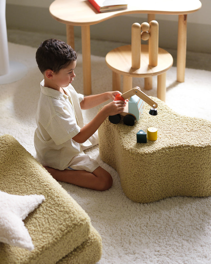Matcha-Wolken-Pouffe