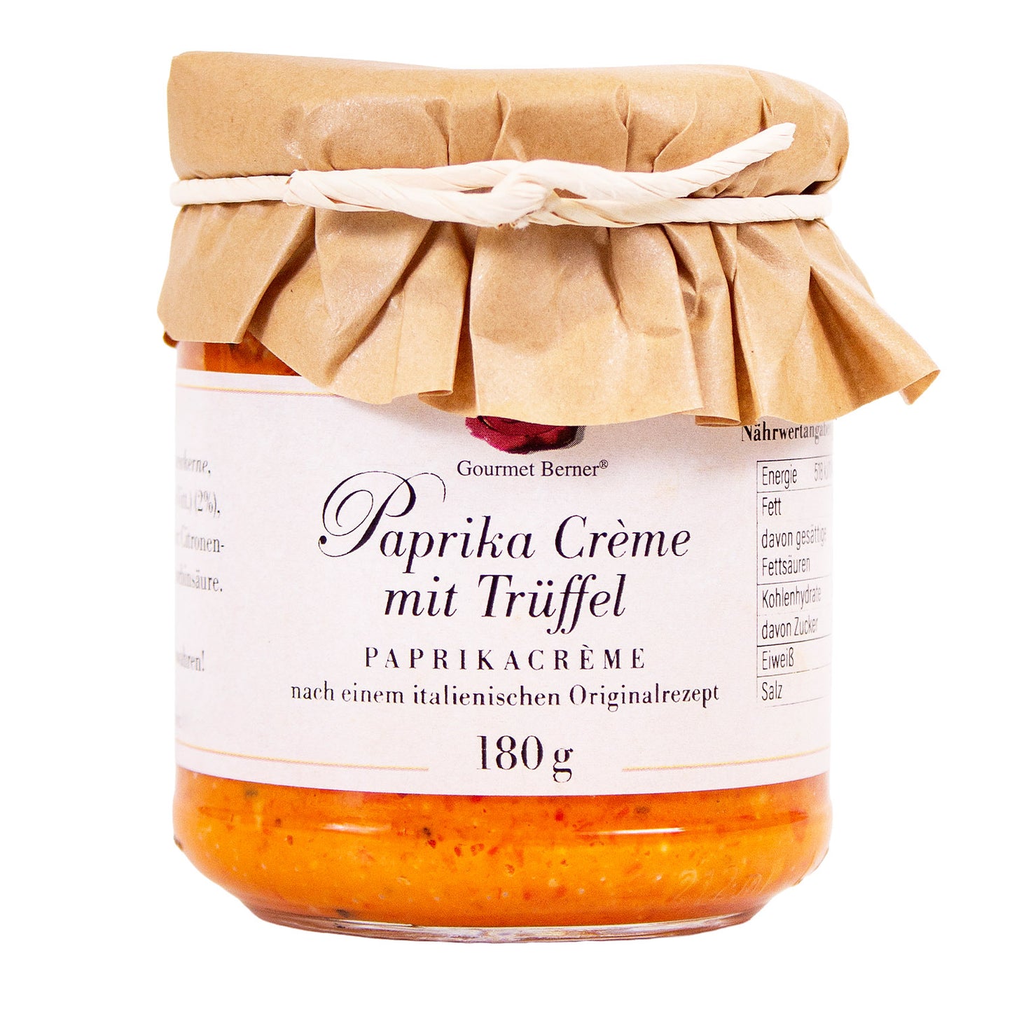 Paprika Crème mit Trüffel, 180g Glas