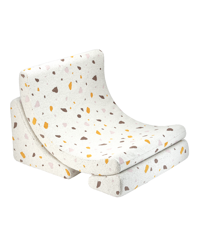 Terrazzo Marmor Mond Stuhl