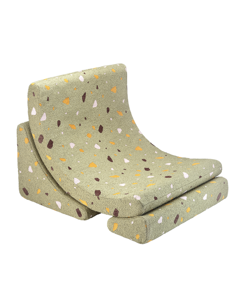Terrazzo Moos Mond Stuhl