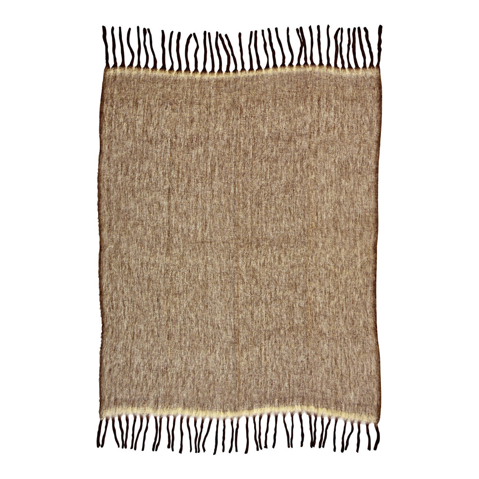 Bedspread aus Stoff, Braun (B/H/T) 130x170x1cm