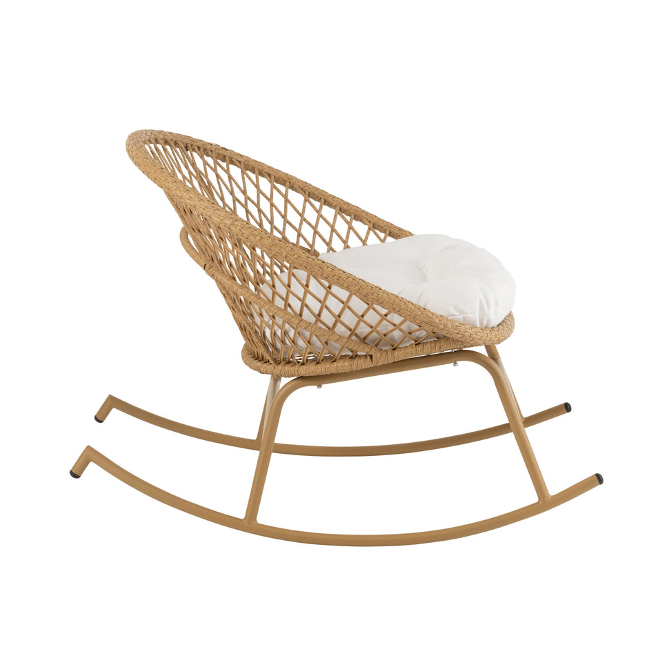 Rocking Chair + Kissen Zayo