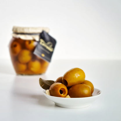 Gordal Oliven entkernt in Mojo Picón