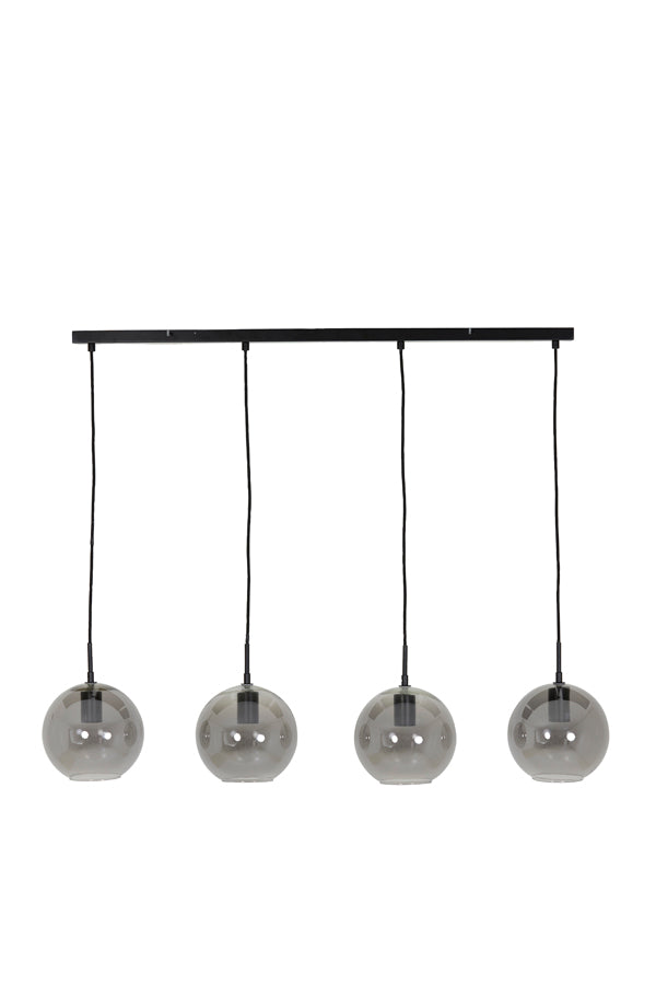 Hängelampe Subar - Rauchglas - 114x20x120cm - 4L