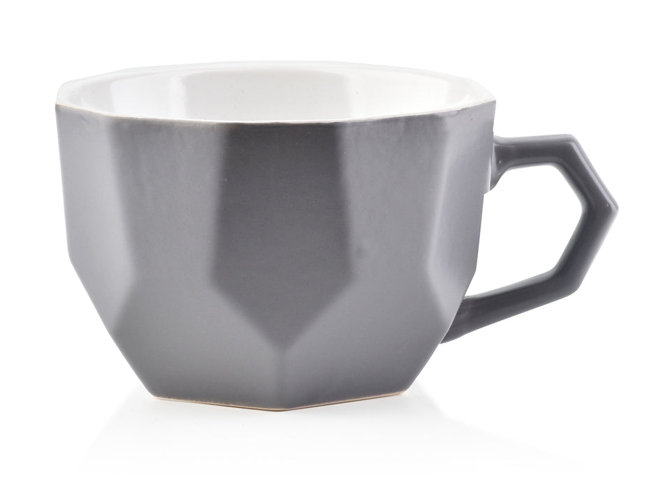 SALLY GEO GREY Becher 450ml 12x15xh7.8cm