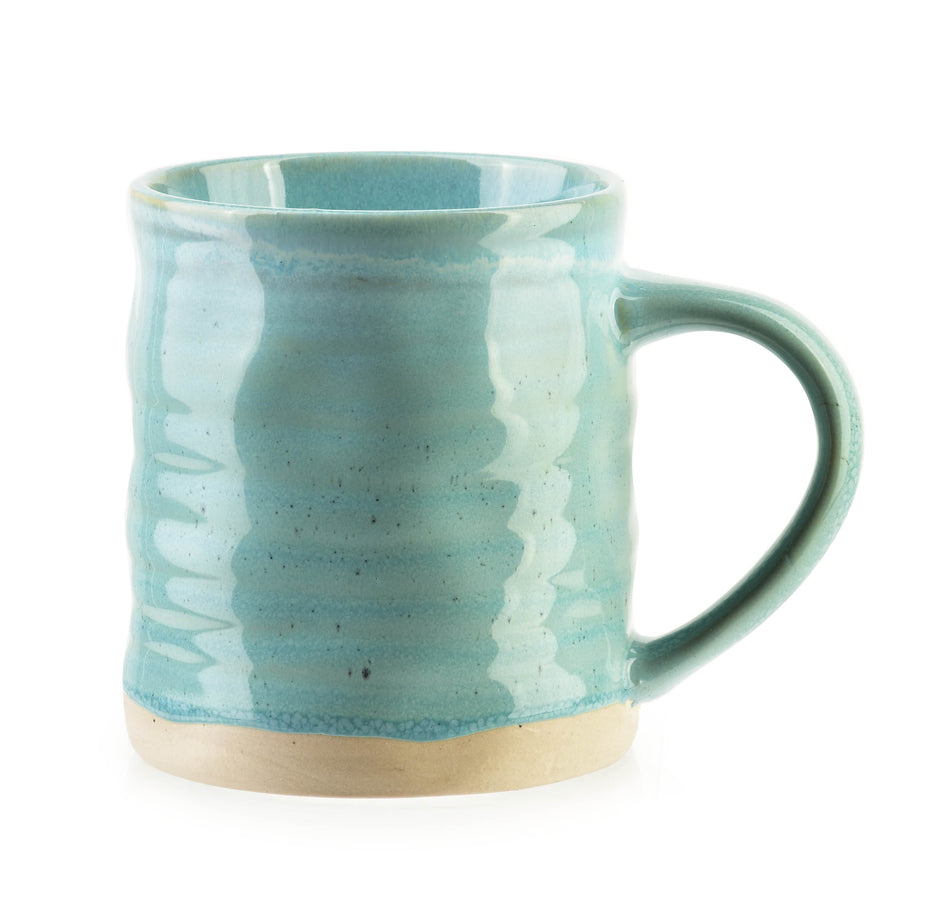 LOTTE TURQUOISE Becher 470ml 9x13xh10cm BOHO