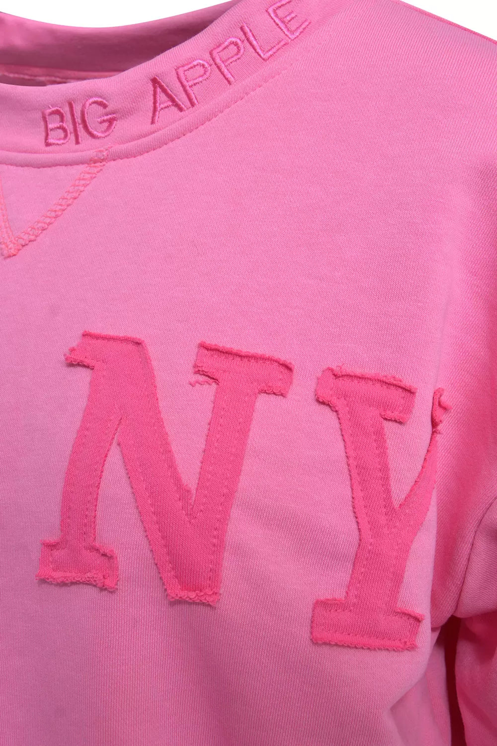 Sweatshirt NY Patch Big Apple Embroidery