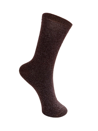Black Colour Lurex sock