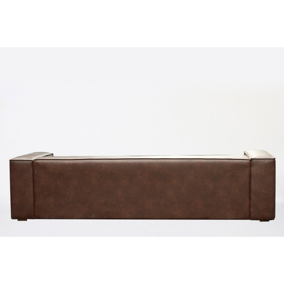 Couch 4-Sitzer modern dunkelbraun