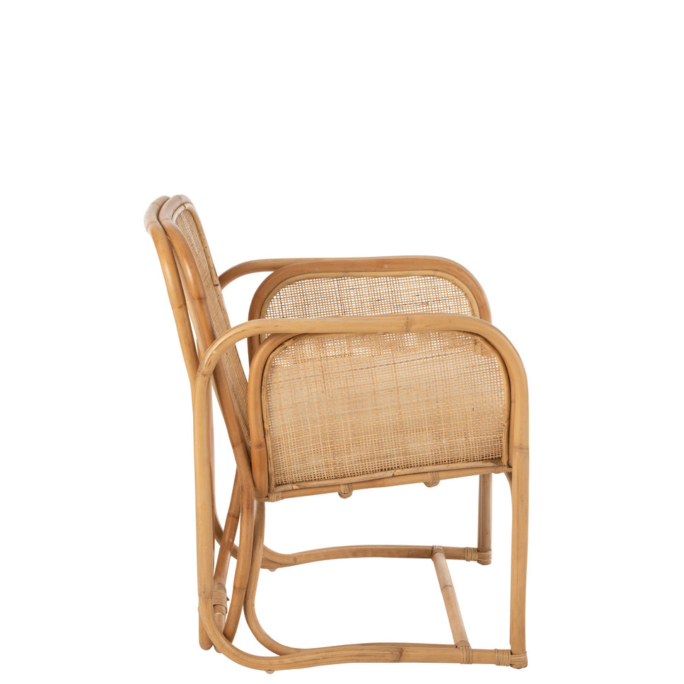 Stuhl + Kissen Casablanca Rattan Natur