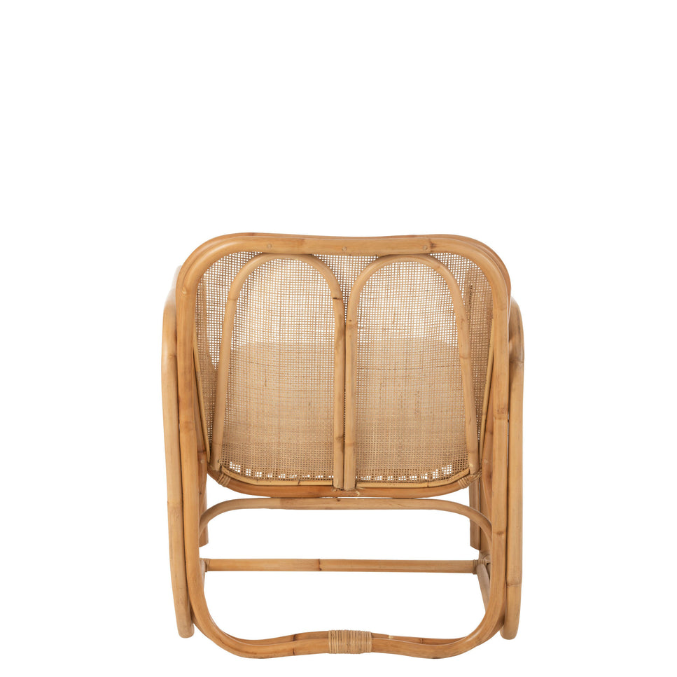 Stuhl + Kissen Casablanca Rattan Natur