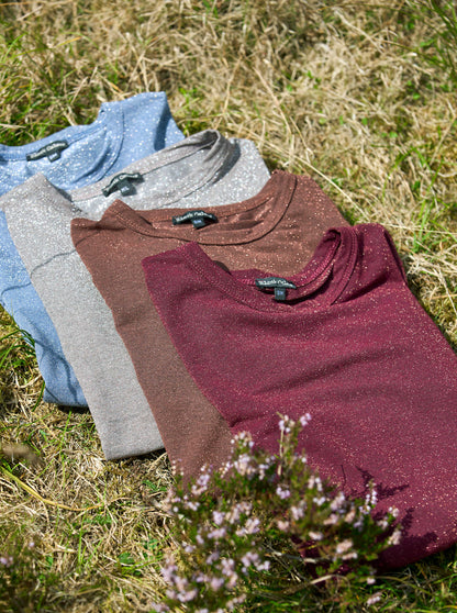 Black Colour FAYE Lurex Blouse