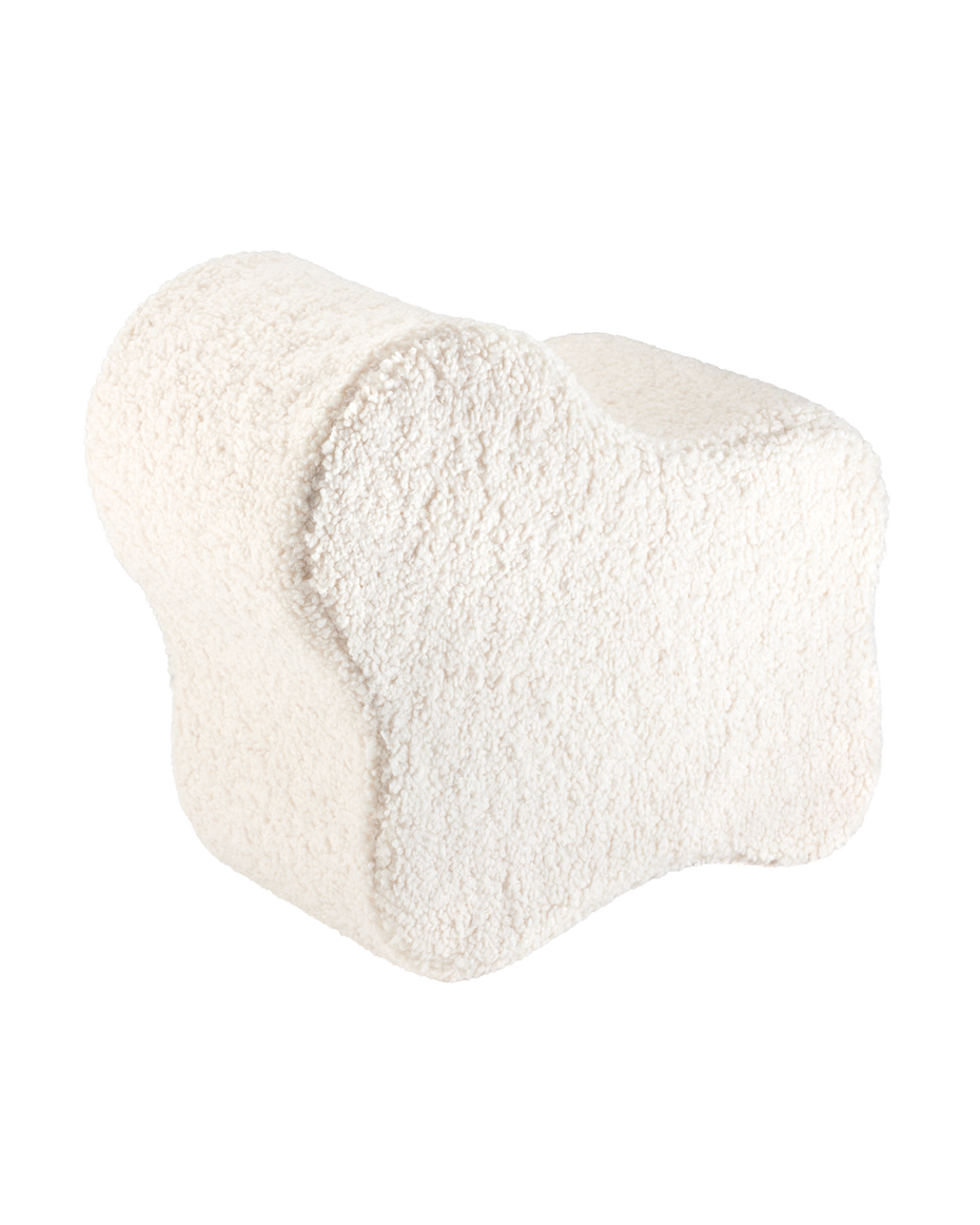Creme Weiß Wolke Pouffe
