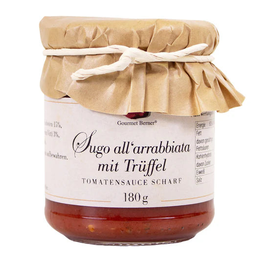 Sugo all´arrabbiata mit Trüffel, 180g Glas