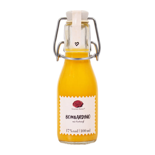 Flaschenkinder: Bombardino (Likör mit Ei), 17% vol, 0,1 l