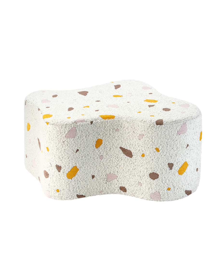Terrazzo Marmor Wolke Pouffe