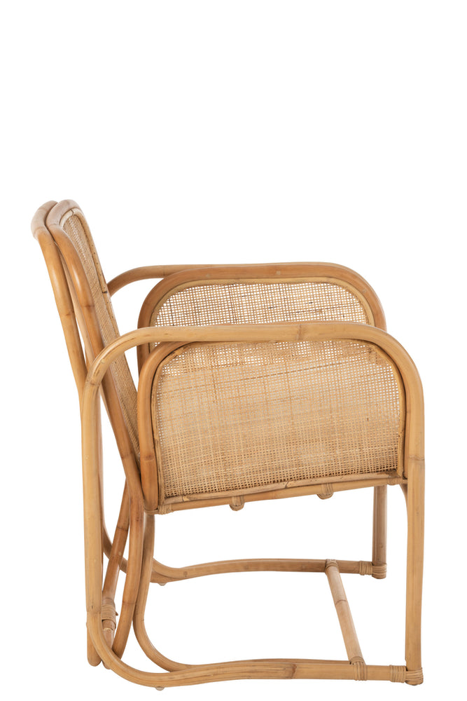 Stuhl + Kissen Casablanca Rattan Natur