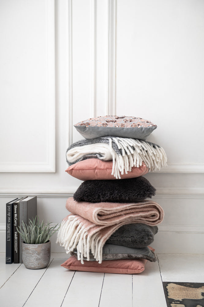 Kissen CUTIE POLYESTER DUNKELGRAU