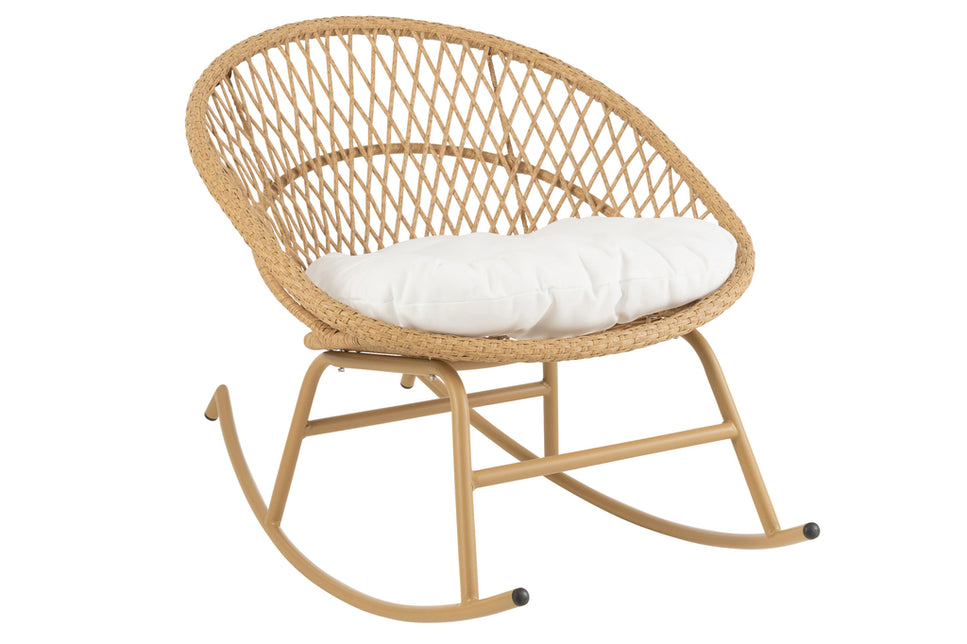 Rocking Chair + Kissen Zayo