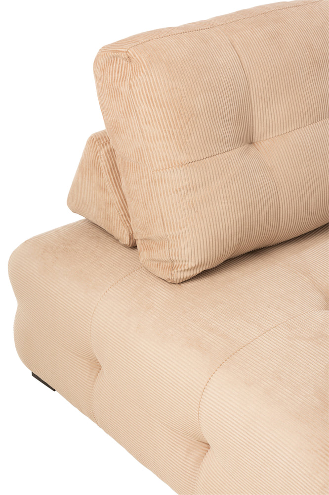 Sitz 1 Person Pouf Cordur Beige