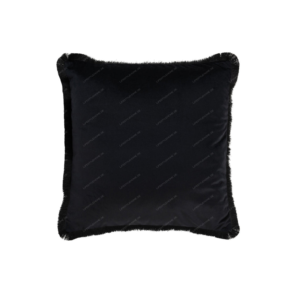 Kissen ALPHA QUADRAT POLYESTER SCHWARZ