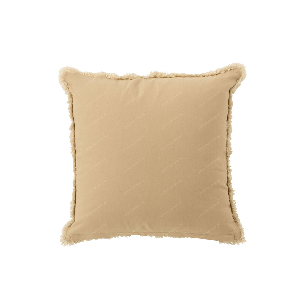 Kissen KREIS IBIZA Baumwolle Weiß/Beige