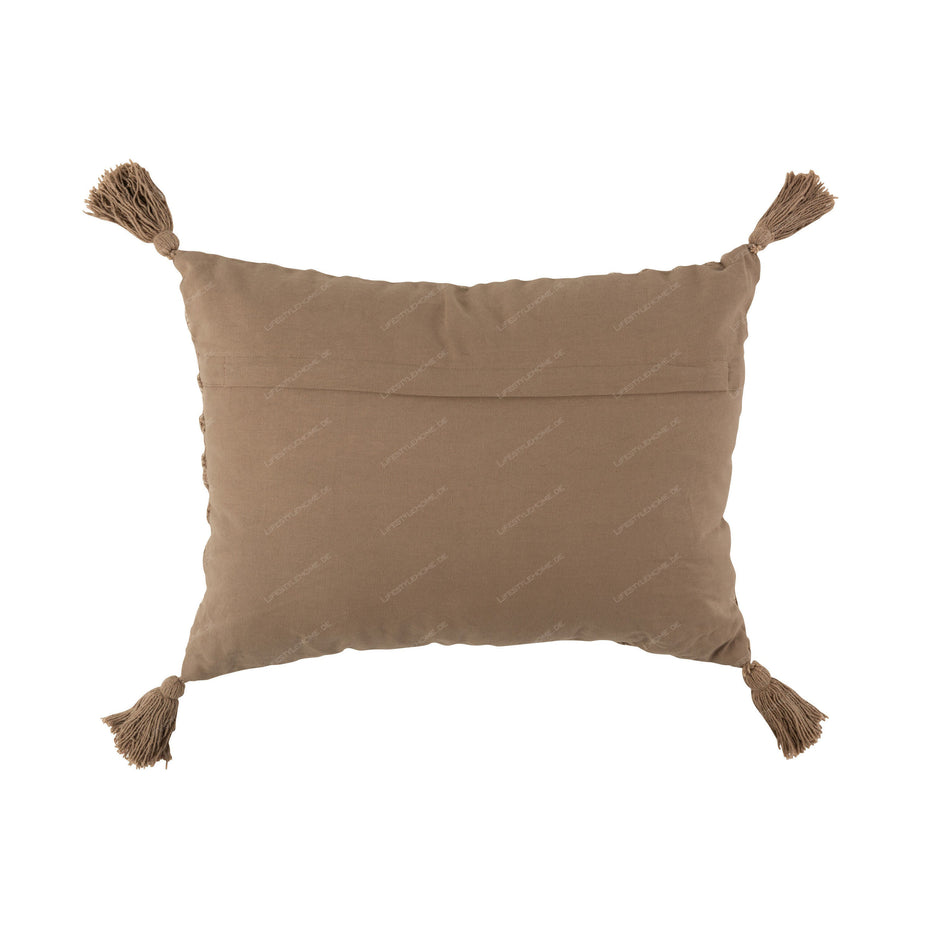 Kissen KREIS RECHTECK Baumwolle Beige