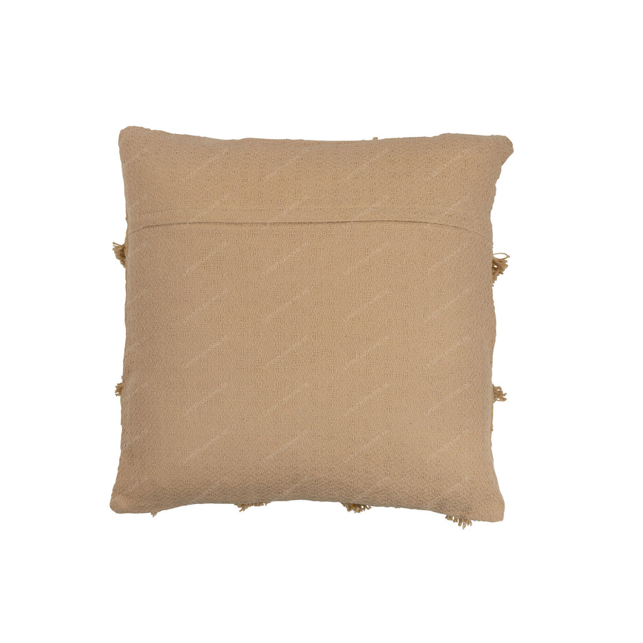 Kissen KREUZ QUADRAT POLYESTER BEIGE