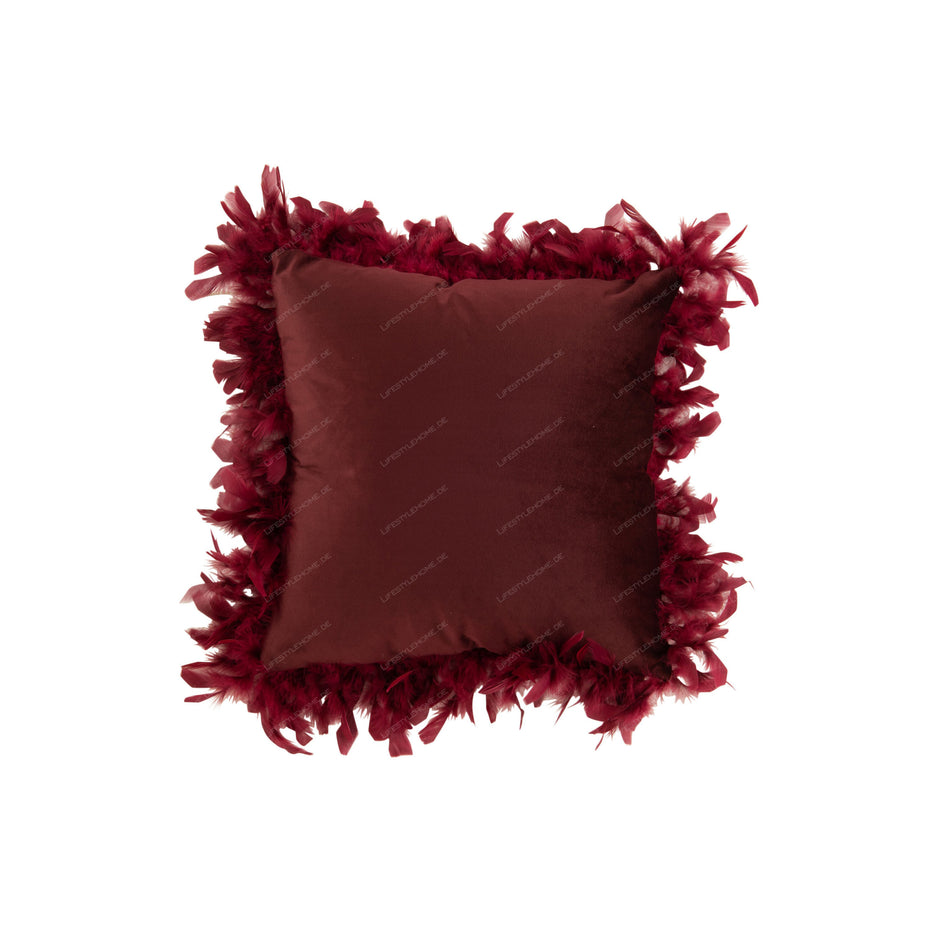 Kissen FEDERN POLYESTER MARSALA