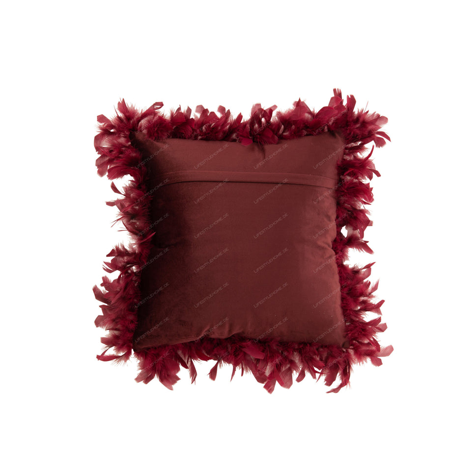 Kissen FEDERN POLYESTER MARSALA