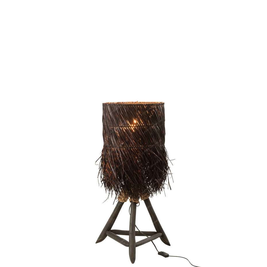 TISCHLAMPE AST BRANCH WOOD BRONZE KLEIN