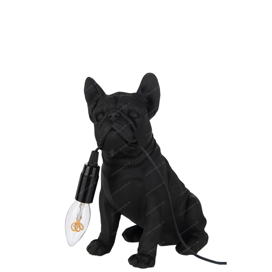 TISCHLAMPE BULLDOG POLY SCHWARZ