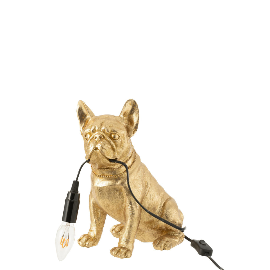 TISCHLAMPE BULLDOG POLY GOLD