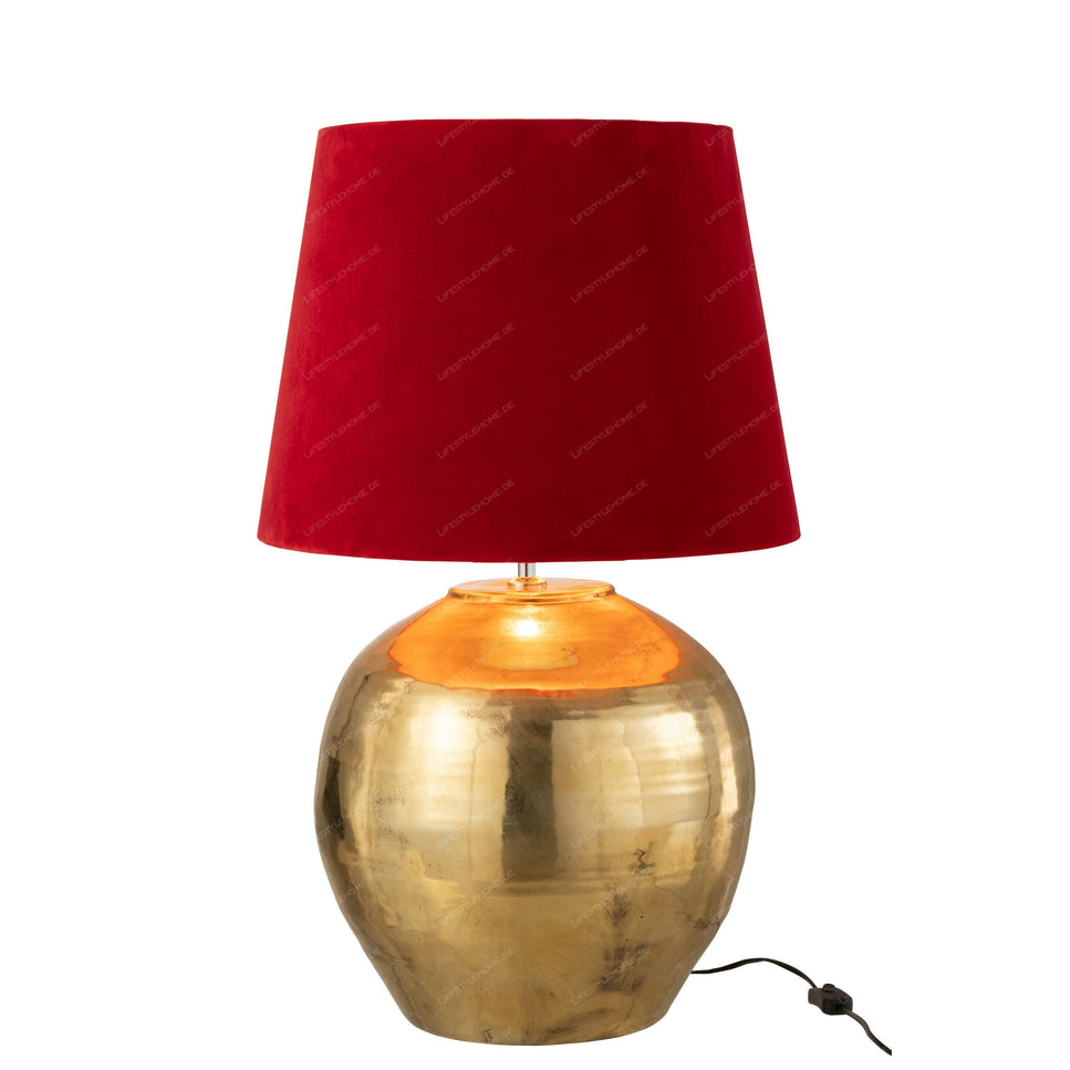 TISCHLAMPE FUSS ARYA METALL GOLD