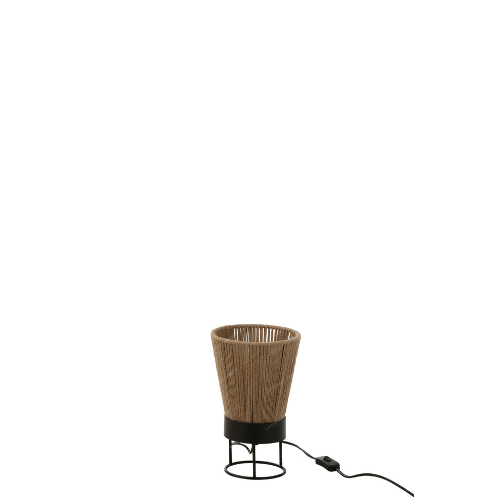 TISCHLAMPE NINA JUTE BEIGE