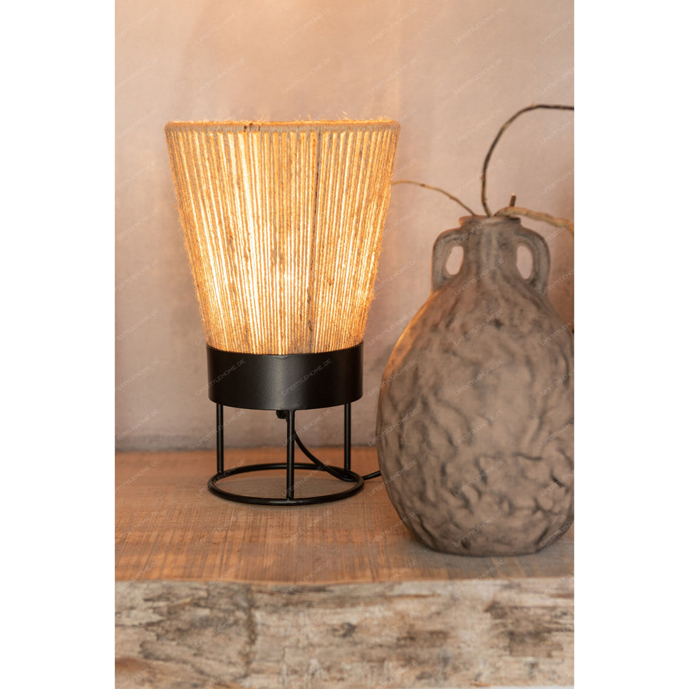 TISCHLAMPE NINA JUTE BEIGE