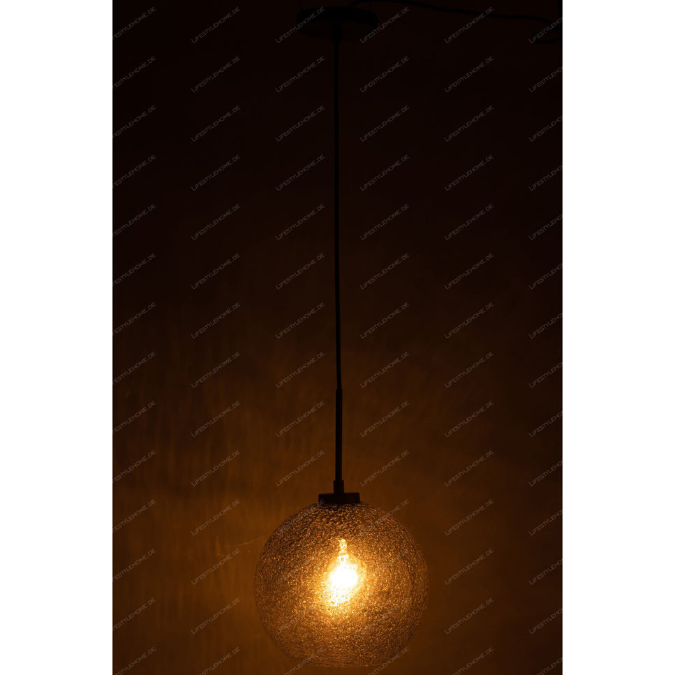 LAMPE ORB DOT GLAS GRAU L