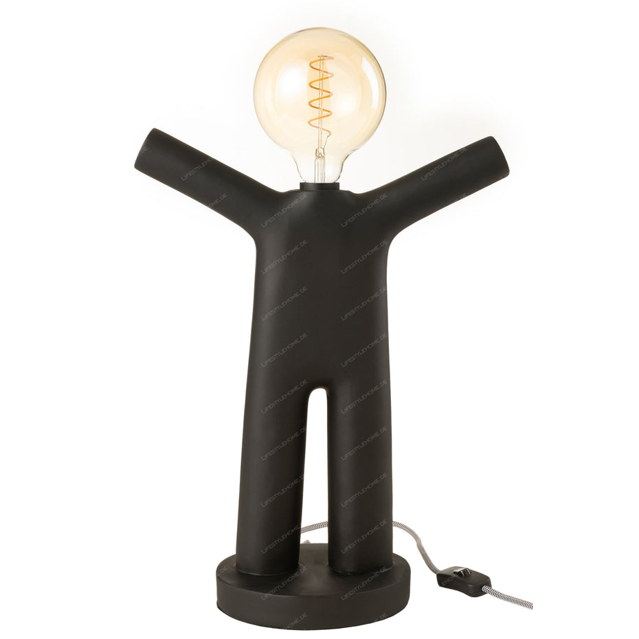 TISCHLAMPE P'TIT MAURICE POLY SCHWARZ