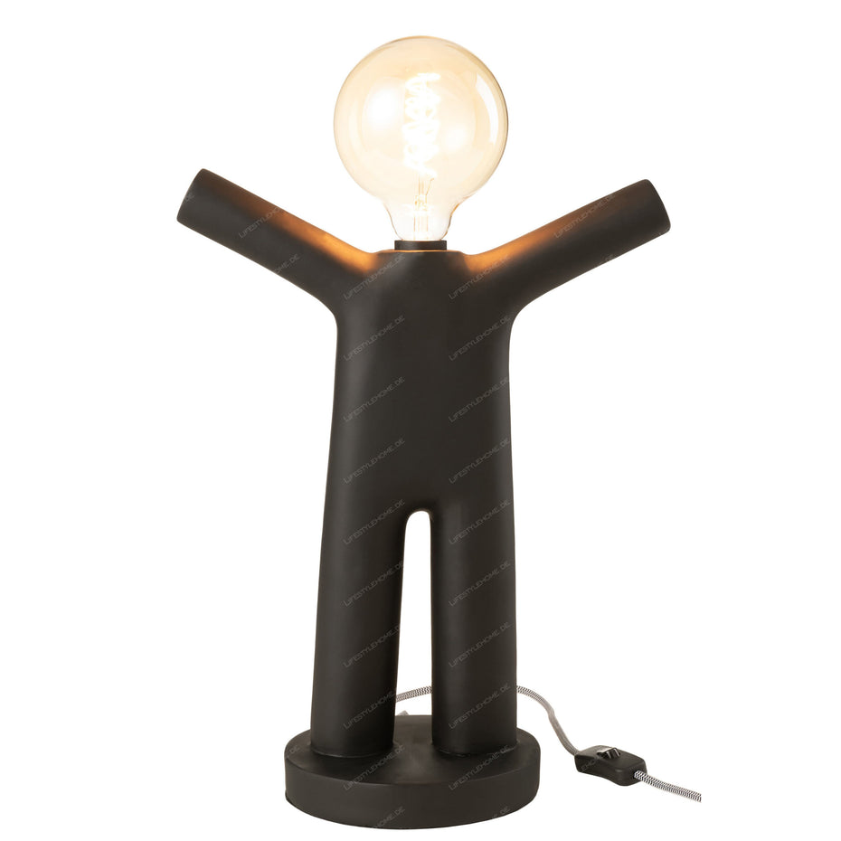 TISCHLAMPE P'TIT MAURICE POLY SCHWARZ