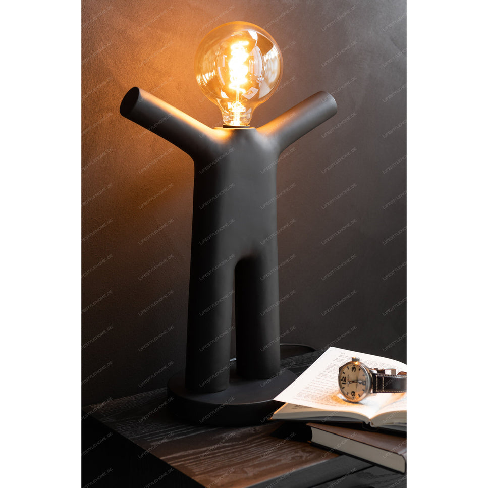 TISCHLAMPE P'TIT MAURICE POLY SCHWARZ