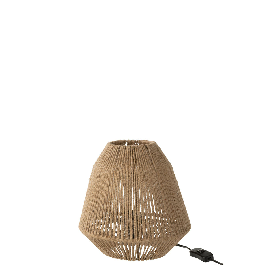 TISCHLAMPE TINA JUTE BEIGE