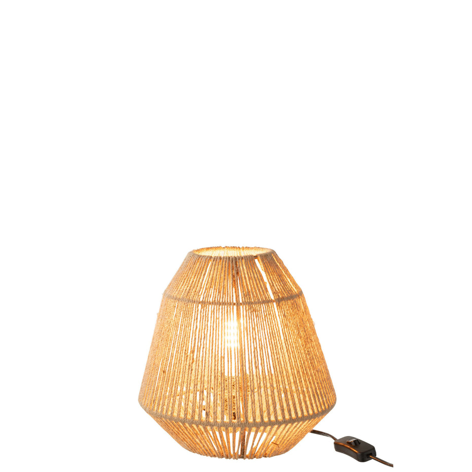 TISCHLAMPE TINA JUTE BEIGE