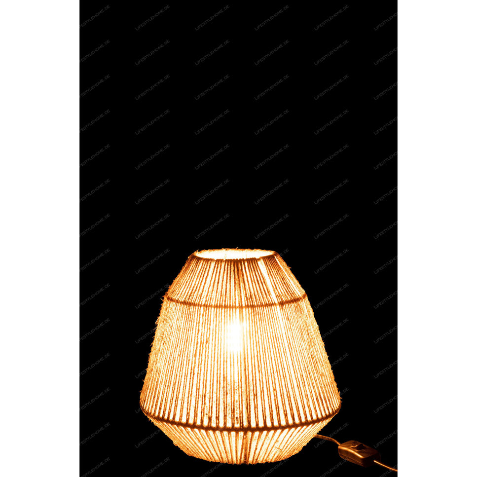 TISCHLAMPE TINA JUTE BEIGE