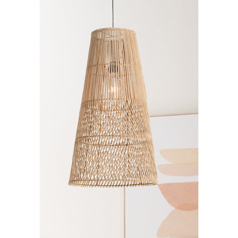 LAMPENSCHIRM ALIX RATTAN NATUR